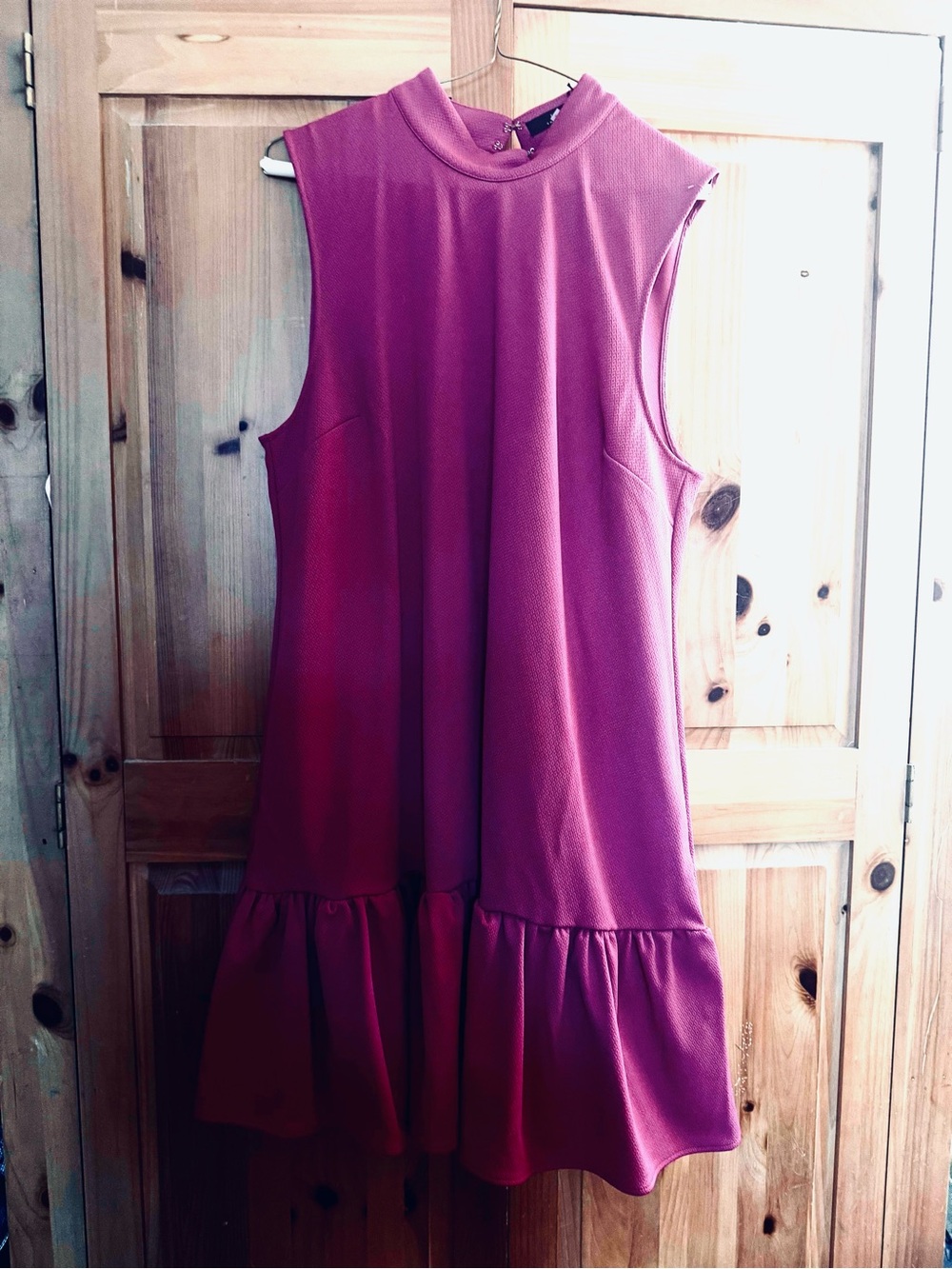Trina Turk Vibrant Fuchsia Top with Contrast Tag